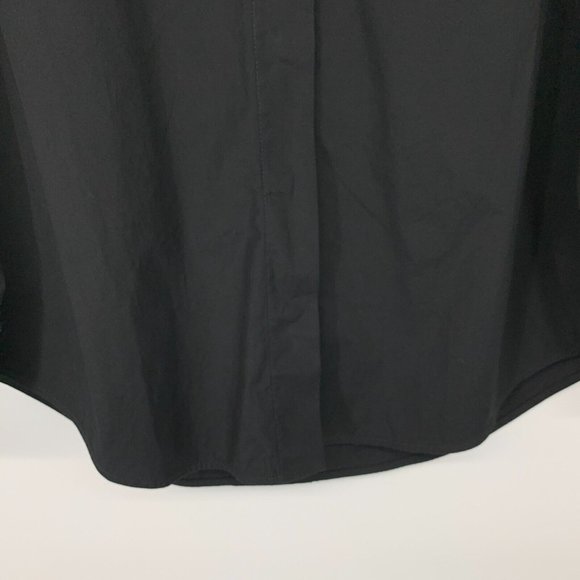 Everlane Shirt Black Oversized Poplin Button Down Long Sleeve NWT - Picture 6 of 12